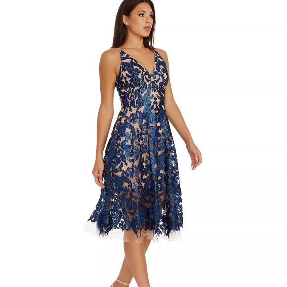 Blair Lace Midi Dress - Picture 2 of 6